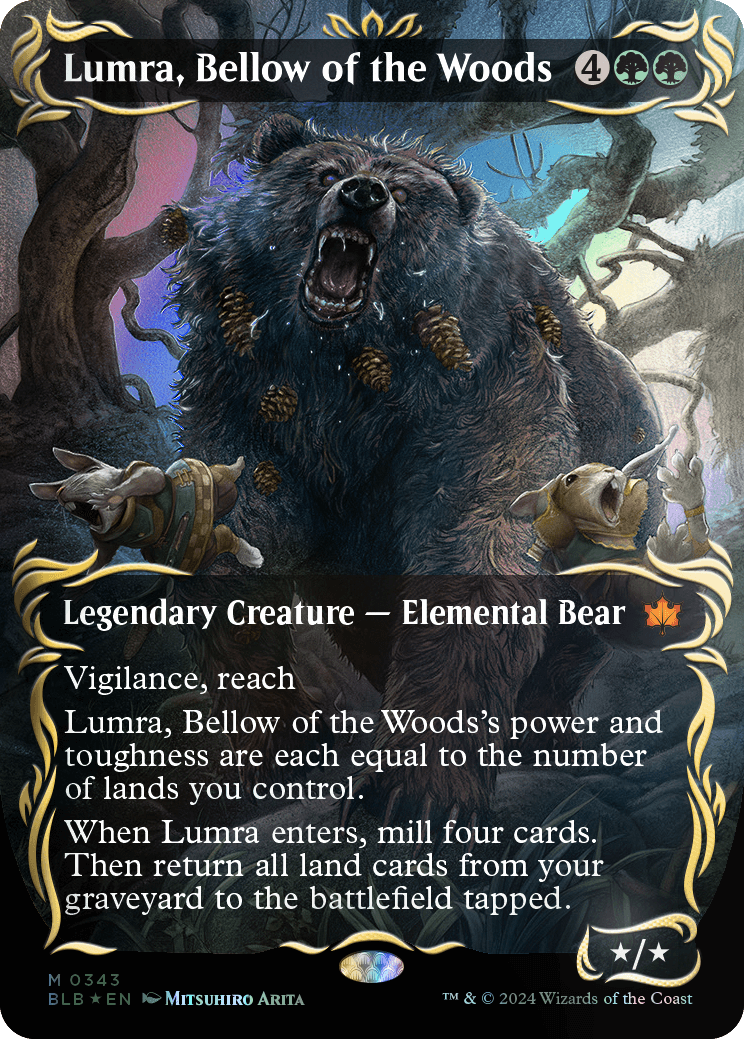 森の轟き、ルムラ/Lumra, Bellow of the Woods　FOIL ミントモール / MINT GAMES MTG(東日本橋) / 【BLB】【JPN】【Foil